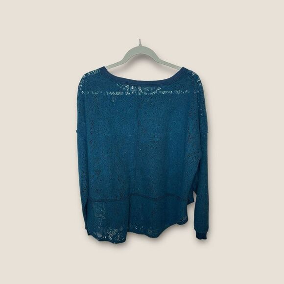 Free People Not Cold in This Top Sapphire Size XS - Picture 4 of 7